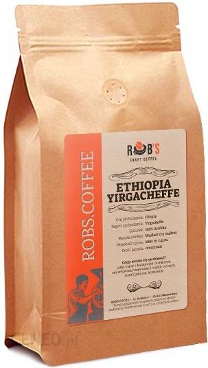 Kawa Świeżo Palona Etiopia Yirgacheffe 1kg Mielona