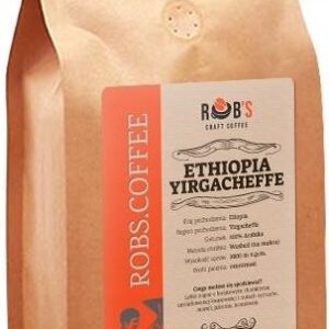 Kawa Świeżo Palona Etiopia Yirgacheffe 250g Ziarna