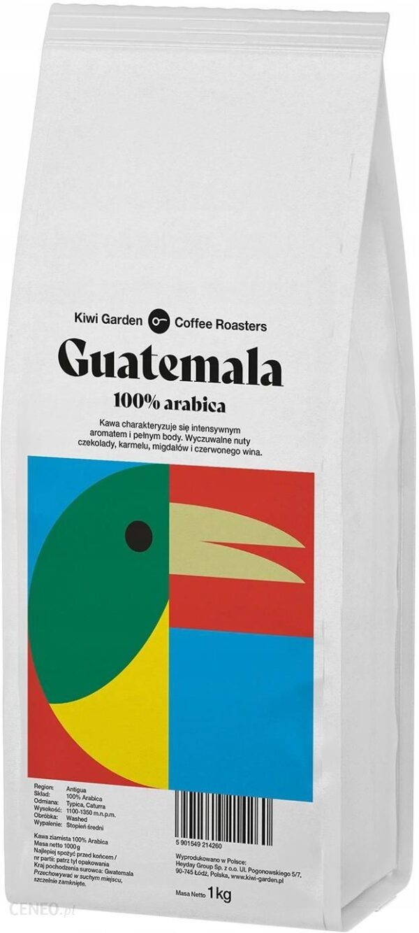 Kawa Ziarnista 100%Arabika Guatemala Świeżo Palona