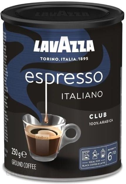 Lavazza Espresso Italiano Club mielona puszka 250g