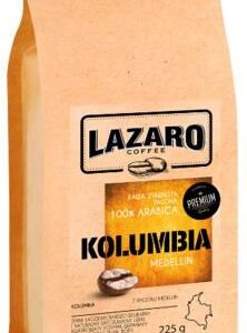 Lazaro Coffe Lazaro Kolumbia Ziarnista 100% Arabica Wypalana Metodą Tradycyjną 225G