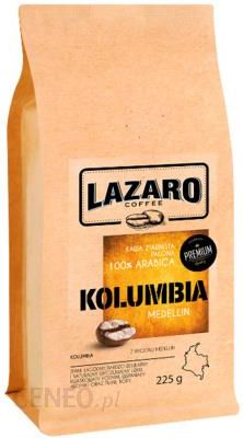 Lazaro Coffe Lazaro Kolumbia Ziarnista 100% Arabica Wypalana Metodą Tradycyjną 225G