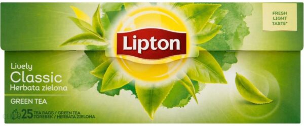 LIPTON Green Tea Herbata zielona 25 torebek