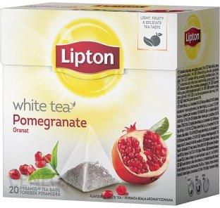 Lipton herbata exp white pomegranate piramidki 30g