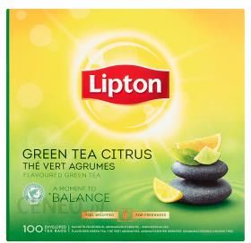 Lipton Herbata Zielona Aromatyzowana Ze Skórkami Owoców Cytrusowych 130G 100 X 1