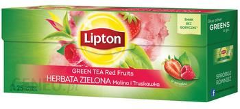 Lipton Herbata Zielona Malina I Truskawka 25Tb