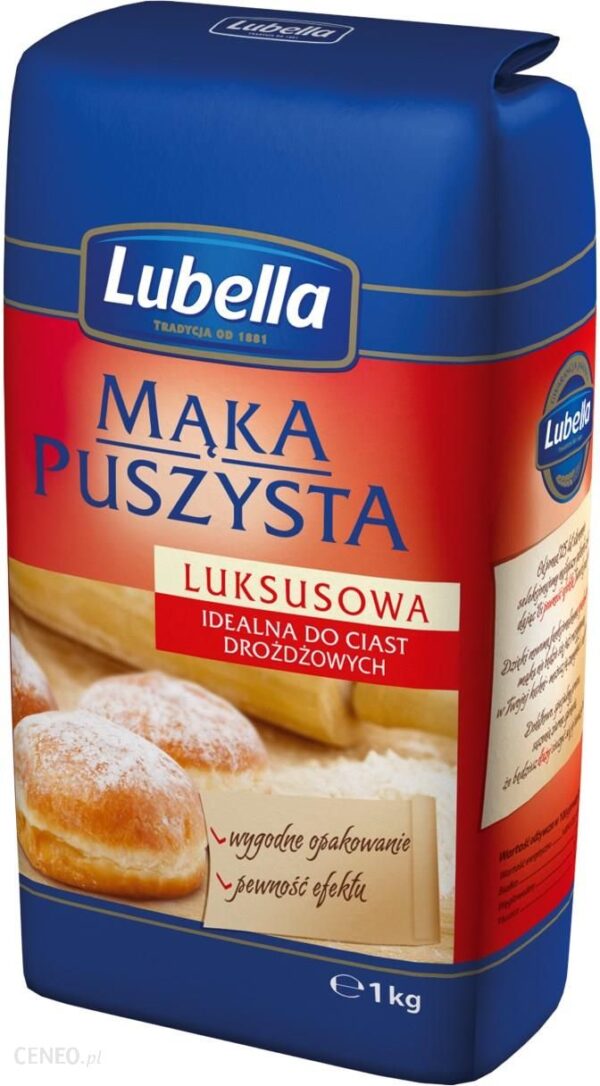 Lubella mąka puszysta luksusowa 1kg.