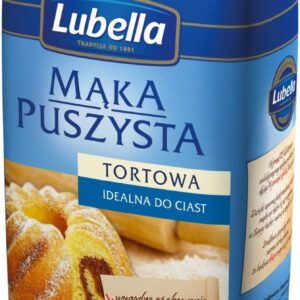 Lubella mąka puszysta tortowa 1kg.