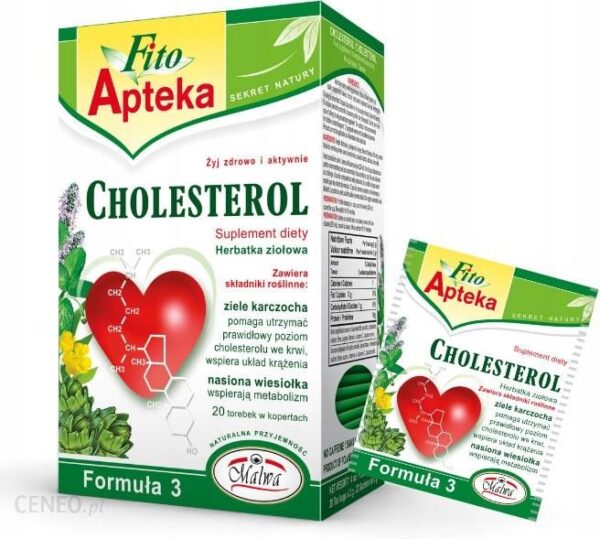 Malwa Fito Apteka Herbatka Ziołowa Cholesterol 20X2G