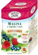 Malwa Sunny garden Herbata Malina z jagodą i acai 40g