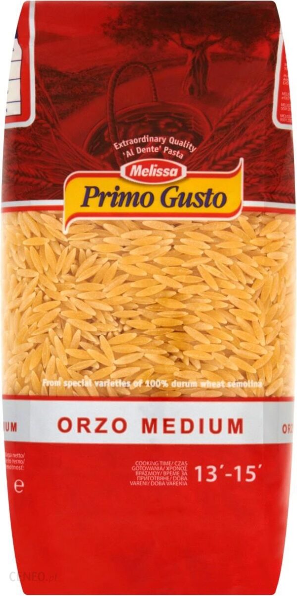 Melissa Primo Gusto Makaron Orzo Medium - w formie ryżu 500g