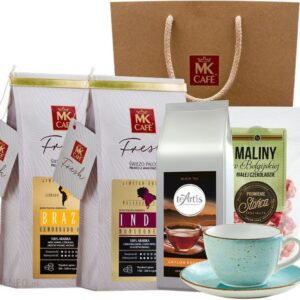 Mk Cafe Zestaw Na Prezent Kawa Herbata Filiżanka