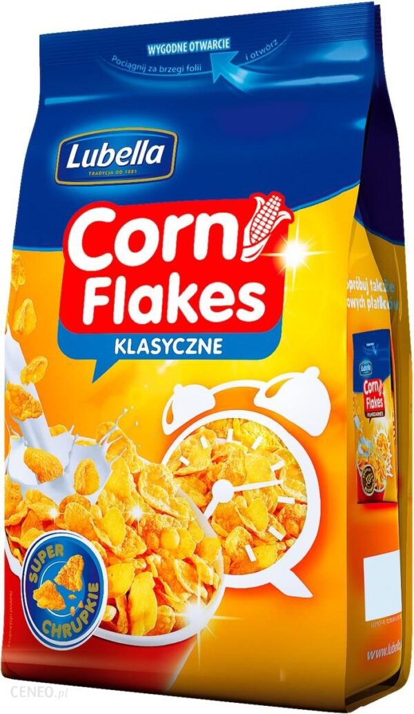 Mlekołaki corn flakes płatki kukurydziane 500g