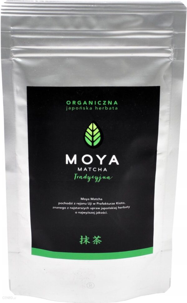 Moya - Matcha Organiczna Japońska Zielona Herbata Tradycyjna 50G