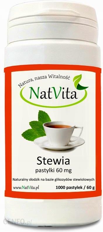 NatVita stewia (stevia) słodzik w pastylkach 1000 szt.