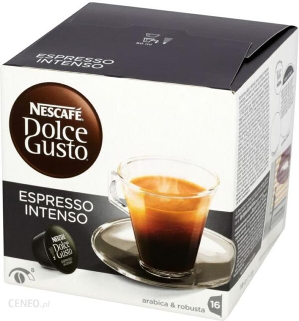 Nescafe Kapsułki Do Nescafe Dolce Gusto Espresso Intenso Kawa 16 Kapsułek