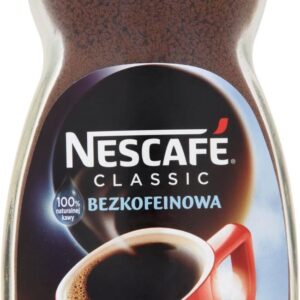 Nescafe Kawa rozpuszczalna Classic Bezkofeinowa 100g