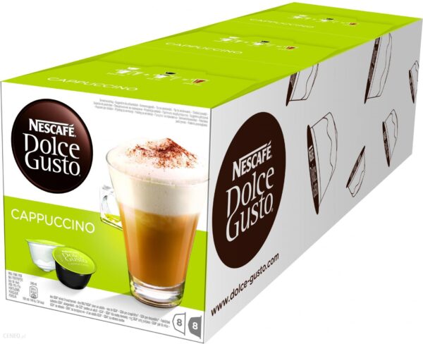 Nescafe Kawa w kapsułkach Dolce Gusto Cappuccino 3X16 kapsułek