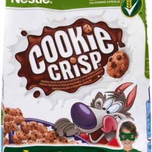 Nestle 500G Cookie Crisp Płatki Śniadaniowe W Kształcie Ciasteczek O Smaku Czekoladowym