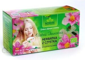 NOMAK bio herbatka z czystka ekspresowa (cistus incanus l.) - 20x1