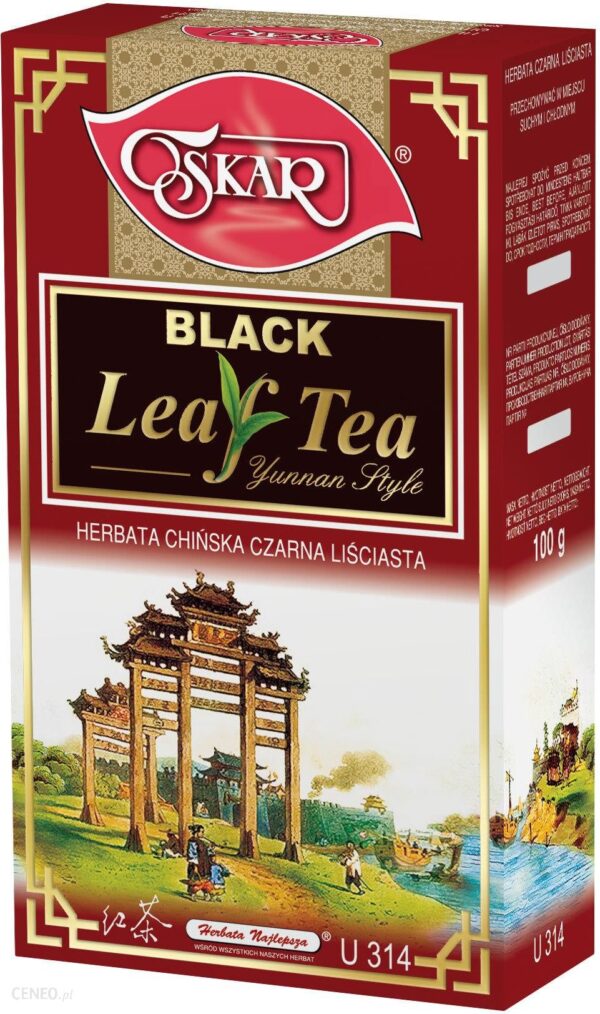 Oskar Herbata Black Leaf Tea U 314 liściasta (czarna) 100g