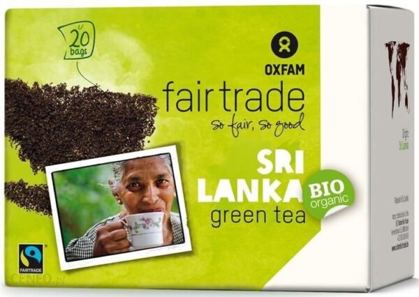 Oxfam Herbata Zielona Ekspresowa Fair Trade Bio 20 X 1