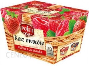 POSTI Herbata exp Kosz Owoców MALINA-TRUSKAWKA 20tb