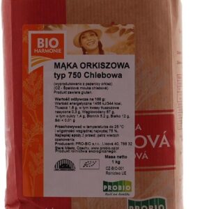 Pro Bioharmonie Mąka Orkiszowa Bio Typ 750 Chlebowa 1Kg