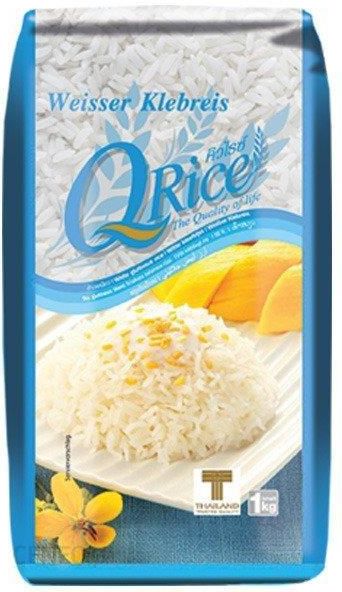 Q Rice Ryż Biały Kleisty Długoziarnisty 1Kg
