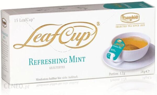 Ronnefeldt Herbata Leaf Cup Refreshing Mint 15 szt.