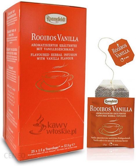 Ronnefeldt Ziołowa herbata TeavElope Rooibos Vanilla 25x1