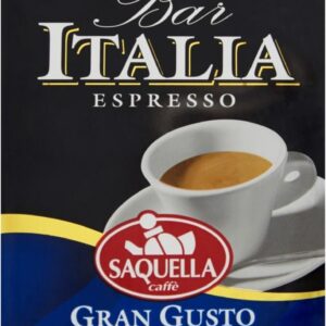 SAQUELLA 250g Bar Italia Espresso Gran Gusto Kawa mielona
