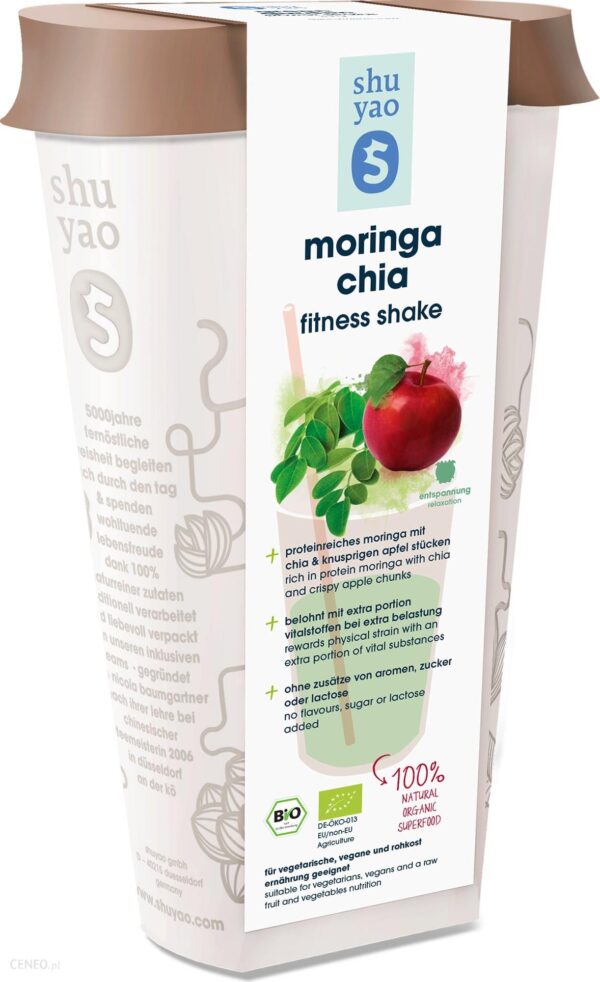 Shuyao Superfood Moringa Chia Fitness Shake Bio 200G