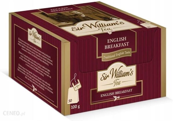 Sir Williams Tea English Breakfast Herbata 50 saszetek