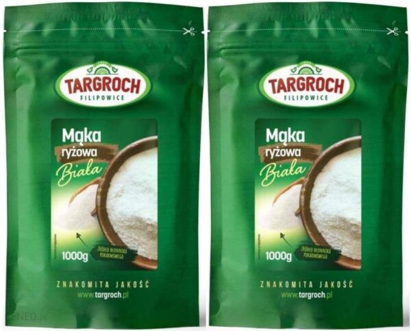 TarGrochFil 2 x Mąka Ryżowa Biała 1kg Targroch