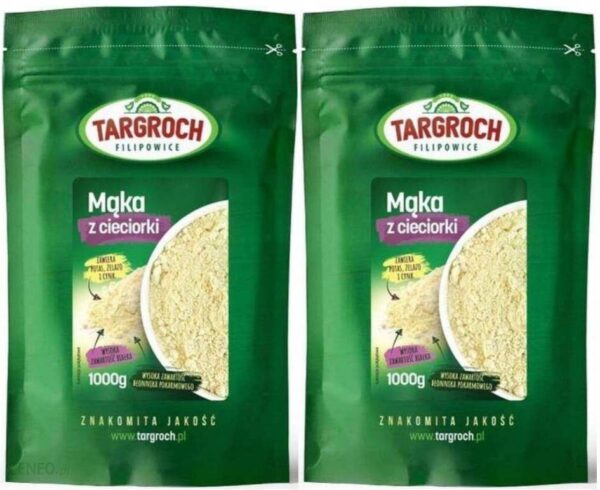 TarGrochFil 2 x Mąka z Ciecierzycy 1kg Targroch