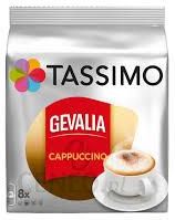Tassimo Kawa Gevalia Cappuccino 8 + 8kaps.