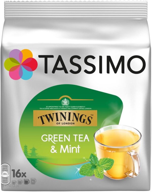Tassimo Twinings Zielona Herbata Z Miętą 16 kapsułek