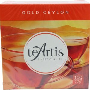 TEARTIS 100szt Gold ceylon czarna herbata