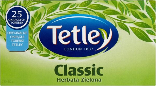 TETLEY Classic Herbata zielona 25 torebek