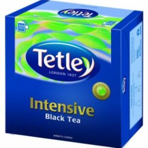 Tetley Herbata Intensive Black 100 Torebek