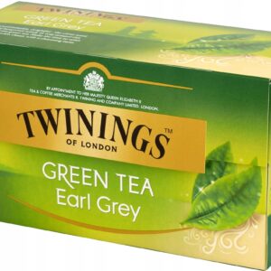 Twinings Herbata Ekspresowa Green Earl Grey 25 Kopert 50g