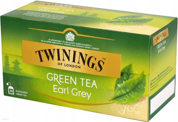 Twinings Herbata Ekspresowa Green Earl Grey 25 Kopert 50g