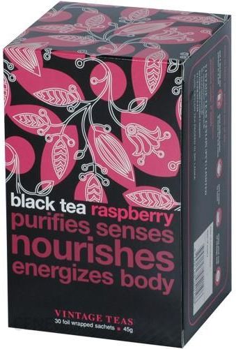 Vintage Teas Czarna herbata z aromatem maliny 30x1