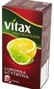 Vitax Herbata Inspirations Limonka&Cytryna 20 Torebek