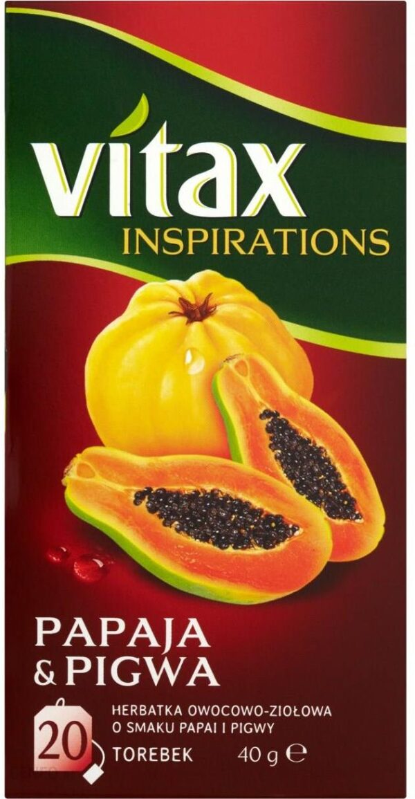 Vitax Herbata Inspirations Papaja&Pigwa 20 Torebek
