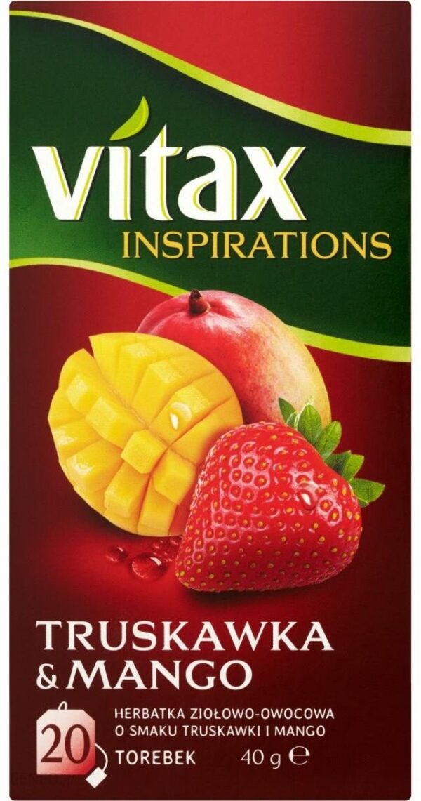 Vitax Herbata Inspirations Truskawka&Mango 20 Torebek