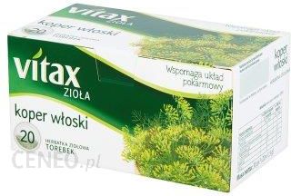 Vitax Zioła Koper Włoski Herbatka Ziołowa 30G 20 Torebek