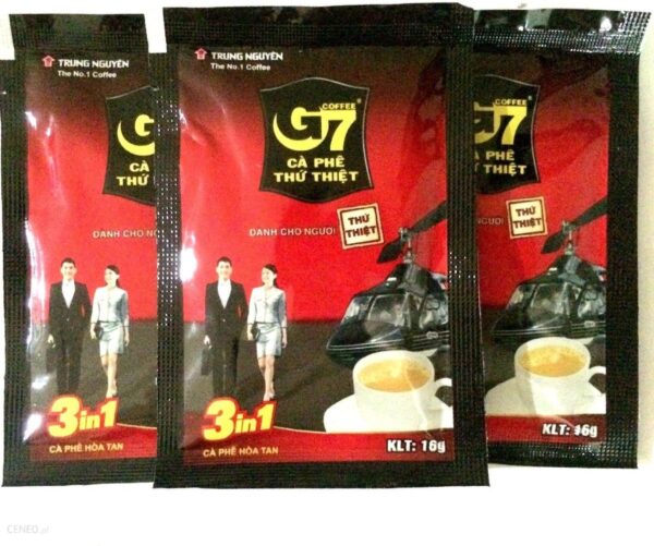 Wietnam Kawa Rozpuszczalna G7 3W Saszetka 16G